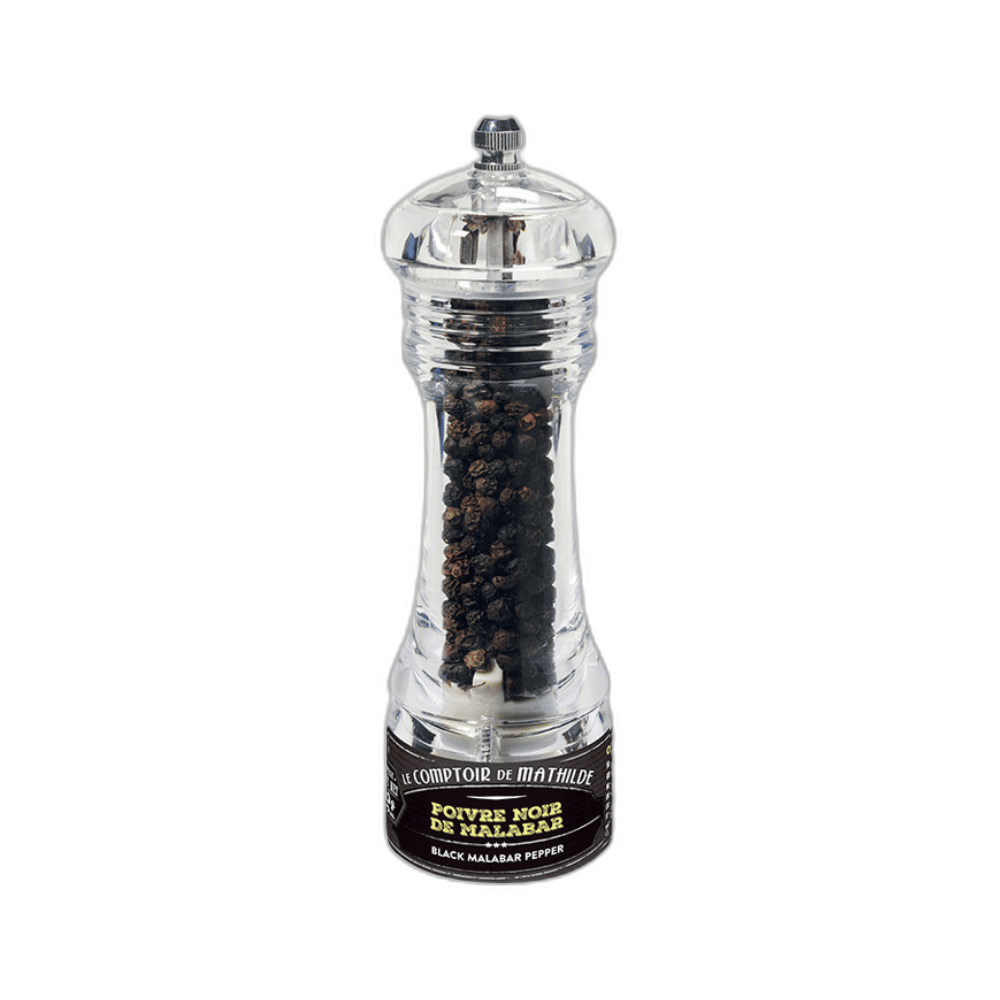 Malabar Coast Black Pepper from India - Mini Grinder by Le Comptoir de Mathilde