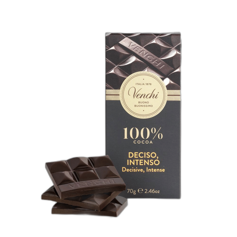 Venchi 100 % South America Dark Chocolate Bar 70g