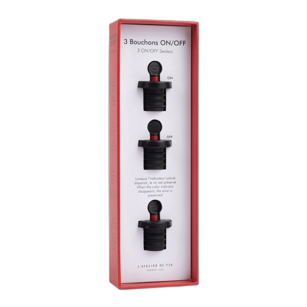Stoppers for On/Off - Pack of 3 stoppers by L’Atelier du Vin
