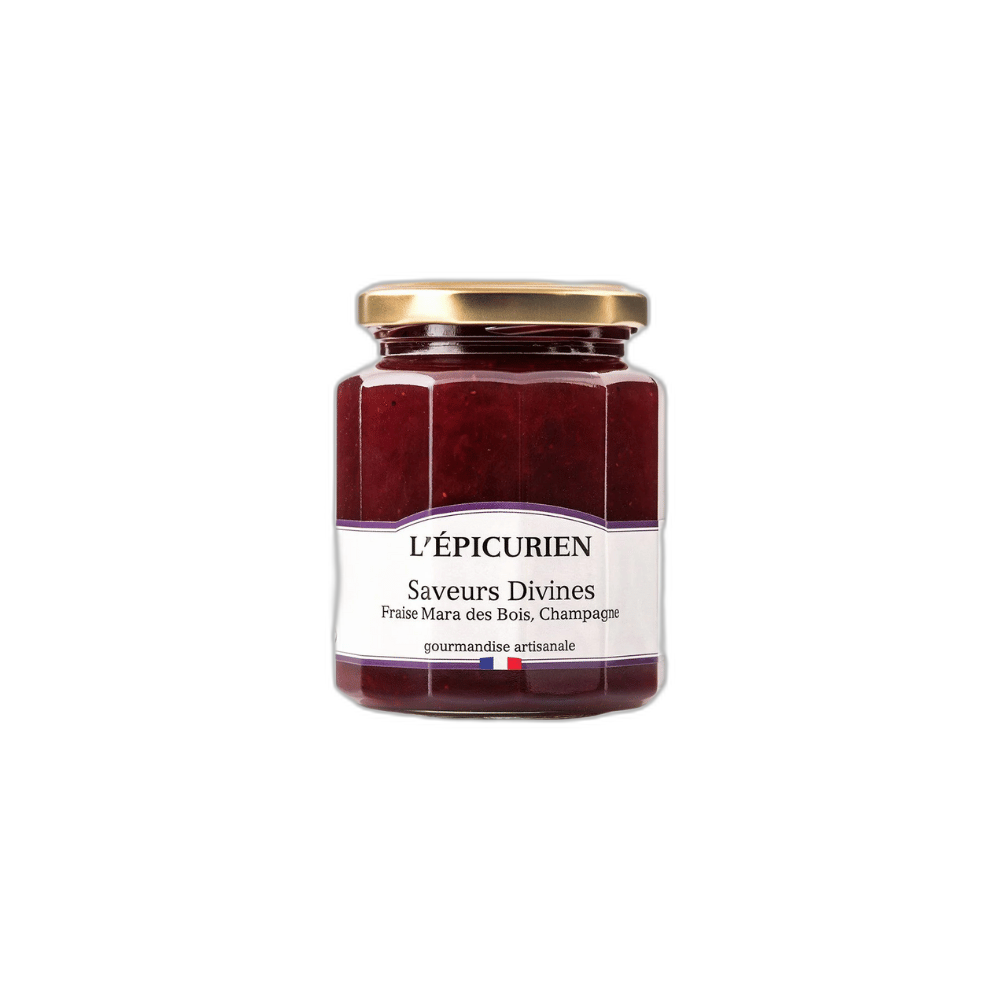 Strawberry and Champagne Artisanal Jam by L'Epicurien 125g