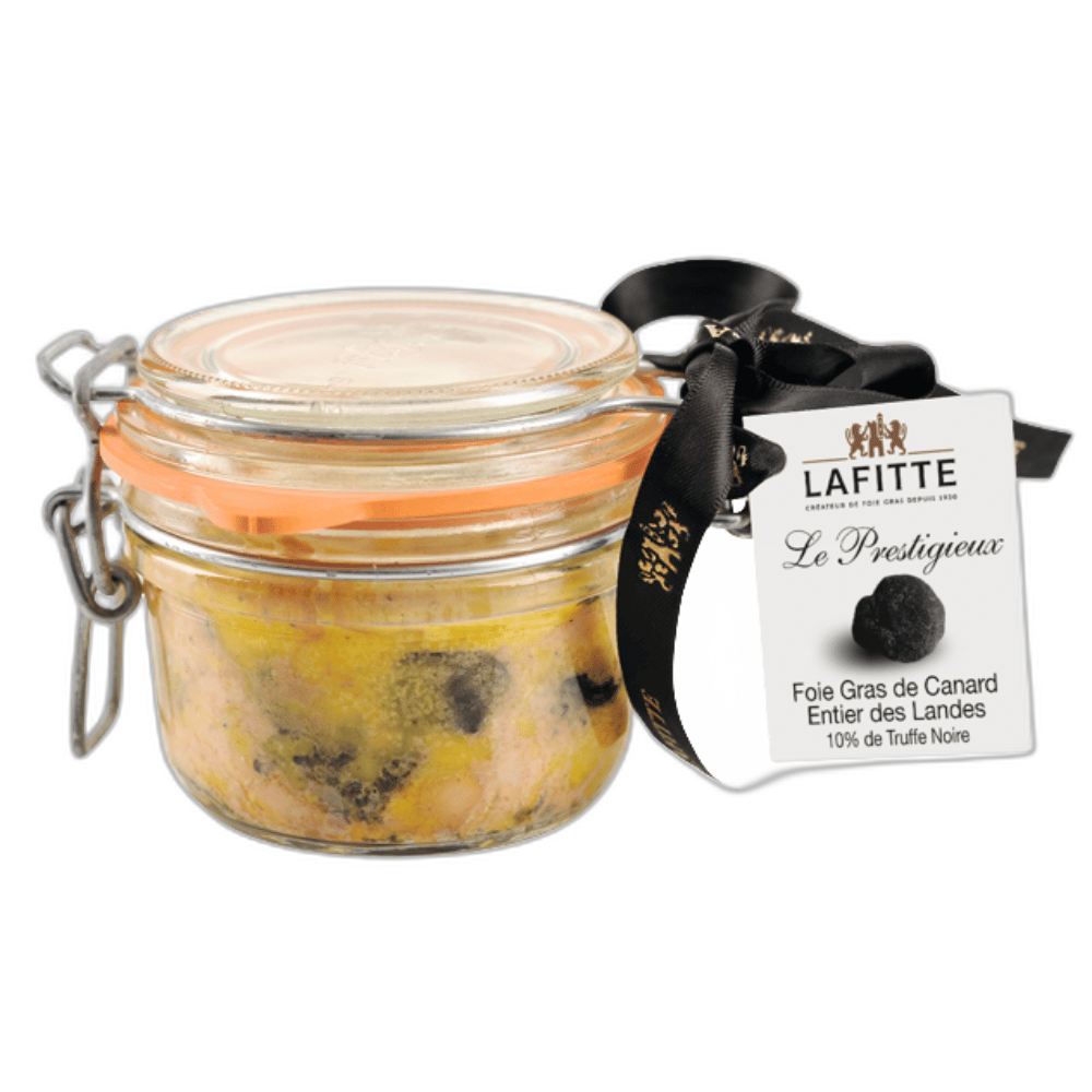 Whole Duck Foie Gras from Landes with Black Truffle (10%) by Maison Lafitte 130g